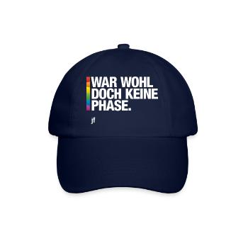 Doch keine Phase - Baseballkappe - Blau/Blau - Vorne