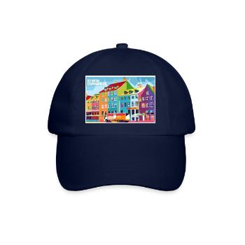 DK-Shirts Nyhavn Pop-Art - Baseballkappe - Blau/Blau - Vorne