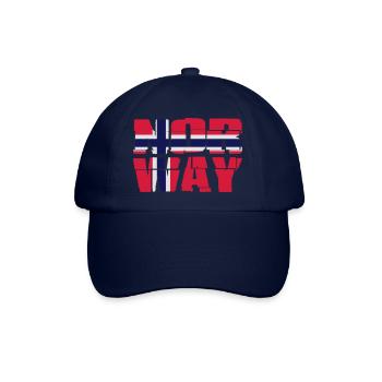 Norway Flag - Baseballkappe - Blau/Blau - Vorne
