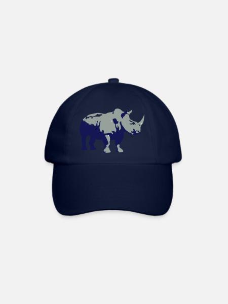 rhinoceros - Baseballkappe - Blau/Blau