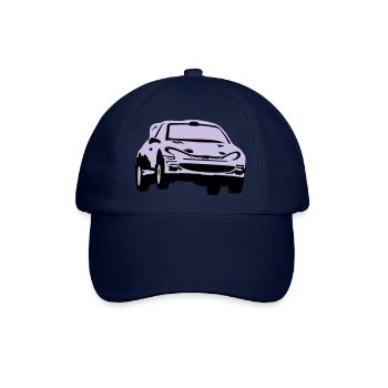 Rallye, Rallyeauto, Rennauto - Baseballkappe - Blau/Blau - Vorne