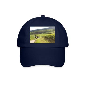 Wein Weinfelder Weinberge Weinbau Frankreich - Baseballkappe - Blau/Blau - Vorne
