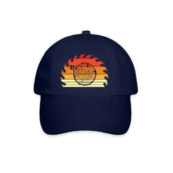 Kettensäge Axt Förster Holzfäller Säge Kette - Baseballkappe - Blau/Blau - Vorne