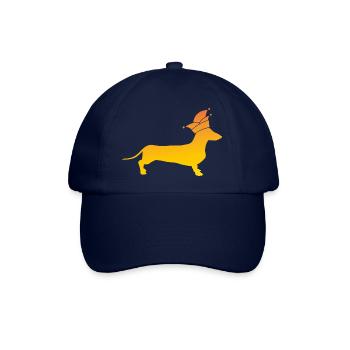 Dackel Alaaf - Baseballkappe - Blau/Blau - Vorne