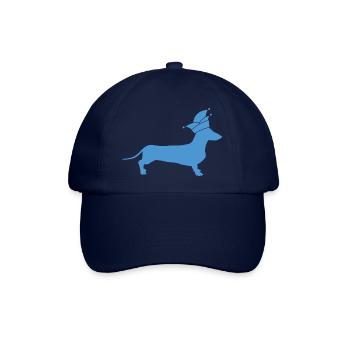 Dackel Alaaf - Baseballkappe - Blau/Blau - Vorne