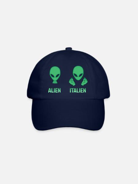 AUSSERIRDISCHE PARODY - Baseballkappe - Blau/Blau