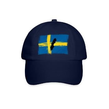 Schweden - Baseballkappe - Blau/Blau - Vorne