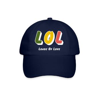 LOL - Loads of Love - Baseballkappe - Blau/Blau - Vorne