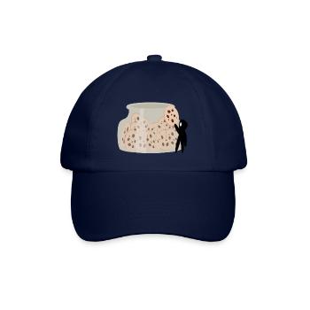 Tinte färbt Kekse - Baseballkappe - Blau/Blau - Vorne