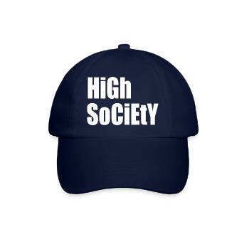 High-Society-Rave - Baseballkappe - Blau/Blau - Vorne