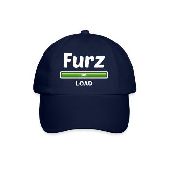 Furz Pupsen Blähungen Ladebalken Furzen - Baseballkappe - Blau/Blau - Vorne