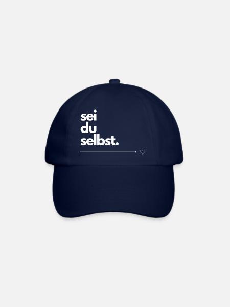 sei du selbst - Baseballkappe - Blau/Blau