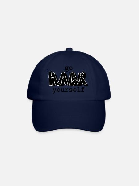 Hacken Sie sich selbst - Baseballkappe - Blau/Blau