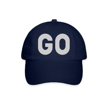 GO - Baseballkappe - Blau/Blau - Vorne