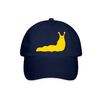 Schnecke Banane - Baseballkappe - Blau/Blau - Vorne