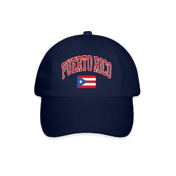 Puerto Rico - Baseballkappe - Blau/Blau - Vorne