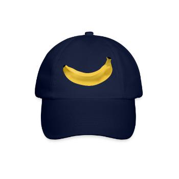 banane - Baseballkappe - Blau/Blau - Vorne