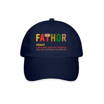 Zitat des Fathor-Vaters - Baseballkappe - Blau/Blau - Vorne