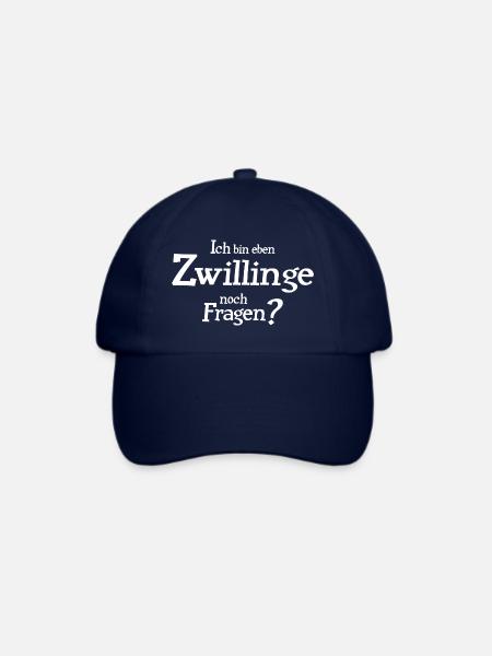 Sternzeichen Zwillinge - Baseballkappe - Blau/Blau
