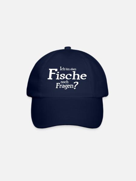 Sternzeichen Fische - Baseballkappe - Blau/Blau