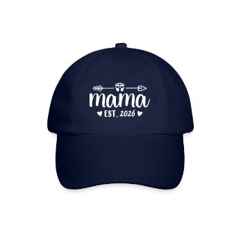 Geschenkidee für Muttertag Mama 2026 - Baseballkappe - Blau/Blau - Vorne
