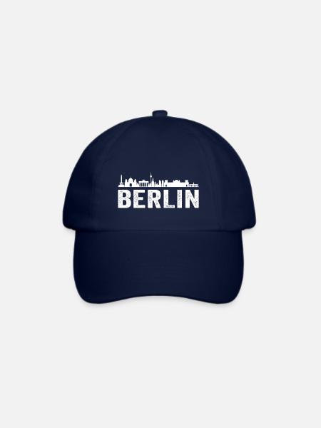 Berlin skyline berlin - Baseballkappe - Blau/Blau