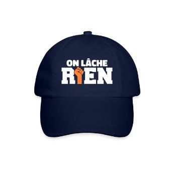 Wir lassen nichts los - Baseballkappe - Blau/Blau - Vorne