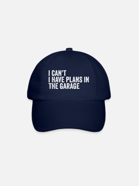Ich kann nicht, dass ich Pläne in der Garage habe - Baseballkappe - Blau/Blau