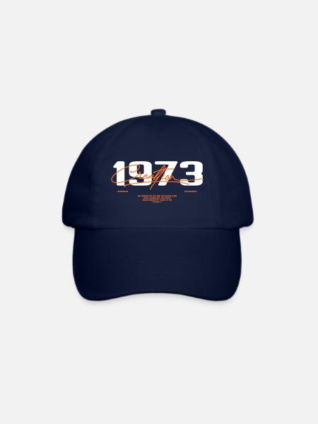 1973 Vintage Retro 1973 Geburtstagsgeschenk 1973 - Baseballkappe - Blau/Blau