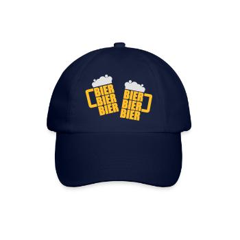 Bierkrug - Baseballkappe - Blau/Blau - Vorne