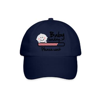 Baby loading - please wait - Baseballkappe - Blau/Blau - Vorne