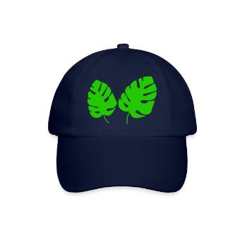 Blätter - Baseballkappe - Blau/Blau - Vorne