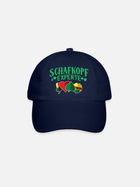 Schafkopf Experte Schafkopf Symbole - Baseballkappe - Blau/Blau