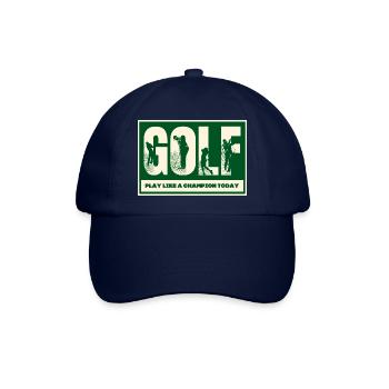 Golf Love - Baseballkappe - Blau/Blau - Vorne