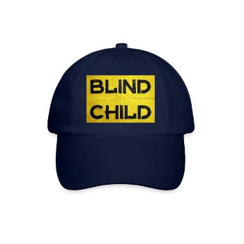 Blindes Kind - Baseballkappe - Blau/Blau - Vorne
