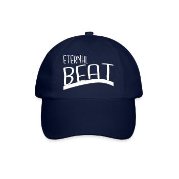present idea timeless art timeless joke - Baseballkappe - Blau/Blau - Vorne