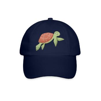 Schildkröte - Baseballkappe - Blau/Blau - Vorne