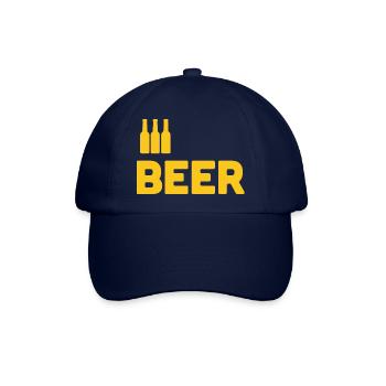 Bierliebhaber - Baseballkappe - Blau/Blau - Vorne