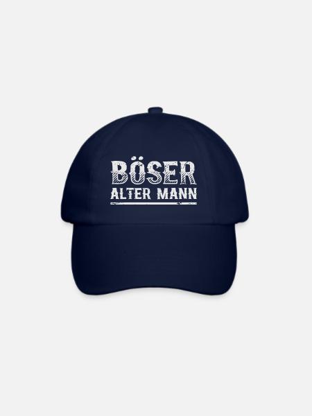 Böser Alter Mann - Baseballkappe - Blau/Blau