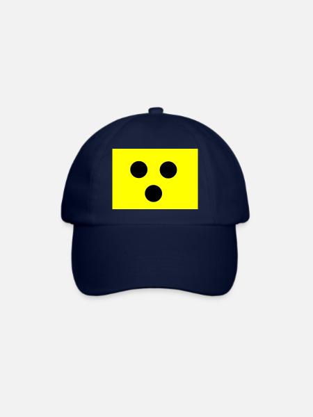 Blindenzeichen - Baseballkappe - Blau/Blau