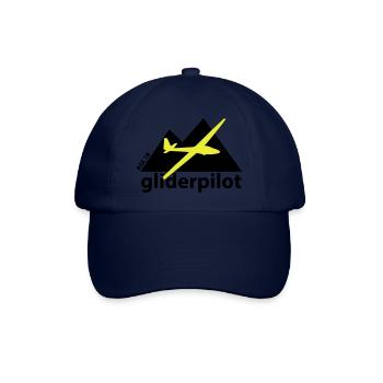 soaring-tv: gliderpilot - Baseballkappe - Blau/Blau - Vorne