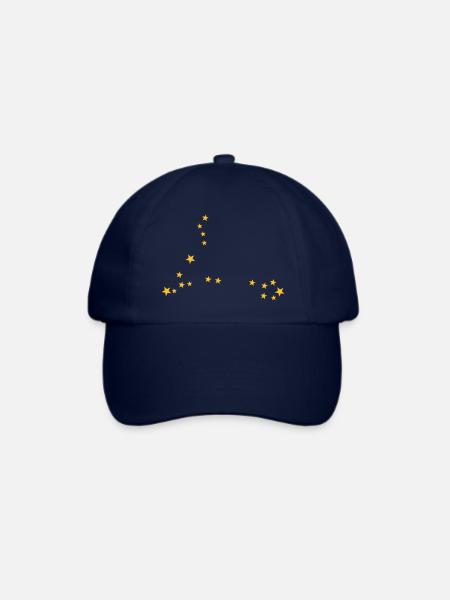 Fische Sternbild - Baseballkappe - Blau/Blau
