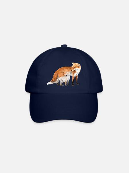 Füchse - Baseballkappe - Blau/Blau