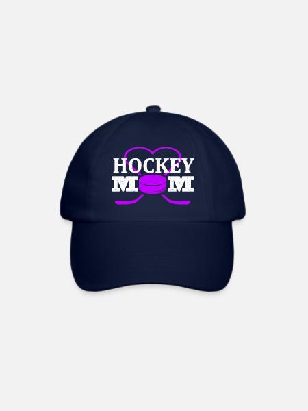 Hockey mom - Baseballkappe - Blau/Blau