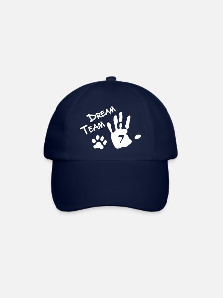 Dream Team Hand Hundpfote - Baseballkappe - Blau/Blau
