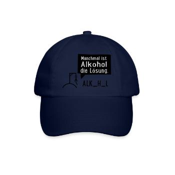 Alkohol - Baseballkappe - Blau/Blau - Vorne