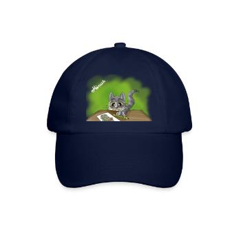 Minus pas punk - Baseballkappe - Blau/Blau - Vorne