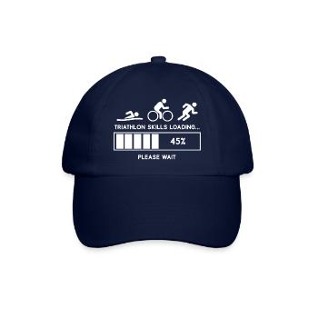 Triathlon Skills Loading. Please Wait. - Baseballkappe - Blau/Blau - Vorne