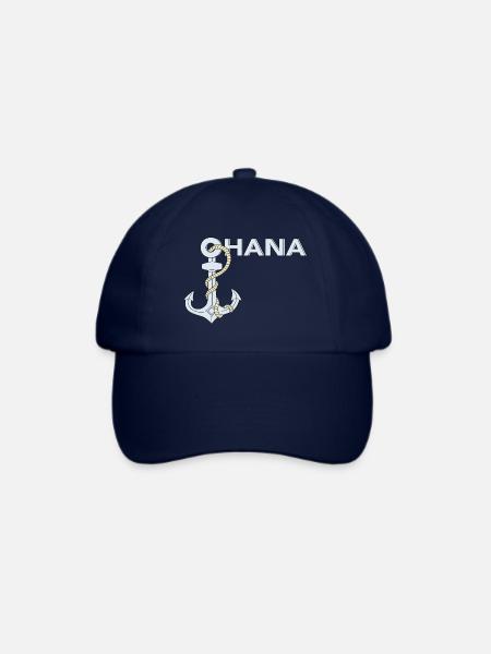 Ohana an der Küste - Baseballkappe - Blau/Blau