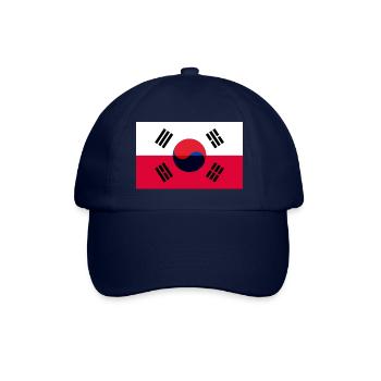 Polen Korea - Baseballkappe - Blau/Blau - Vorne